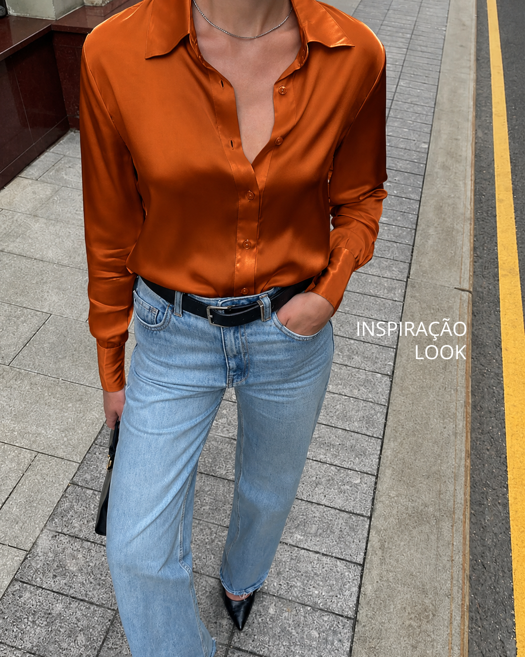 Camisa Serena - Terracota