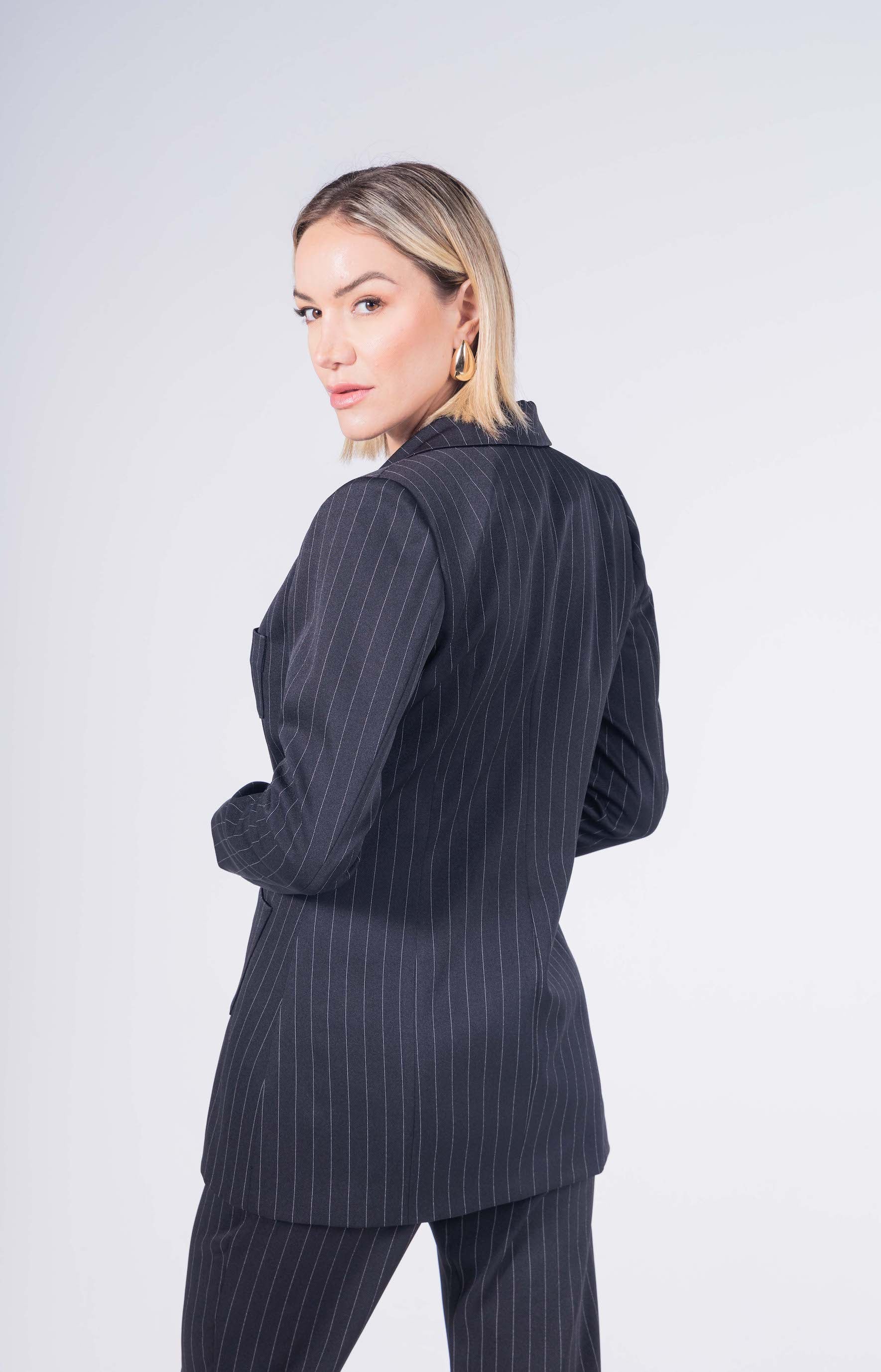 Blazer Risca de Giz