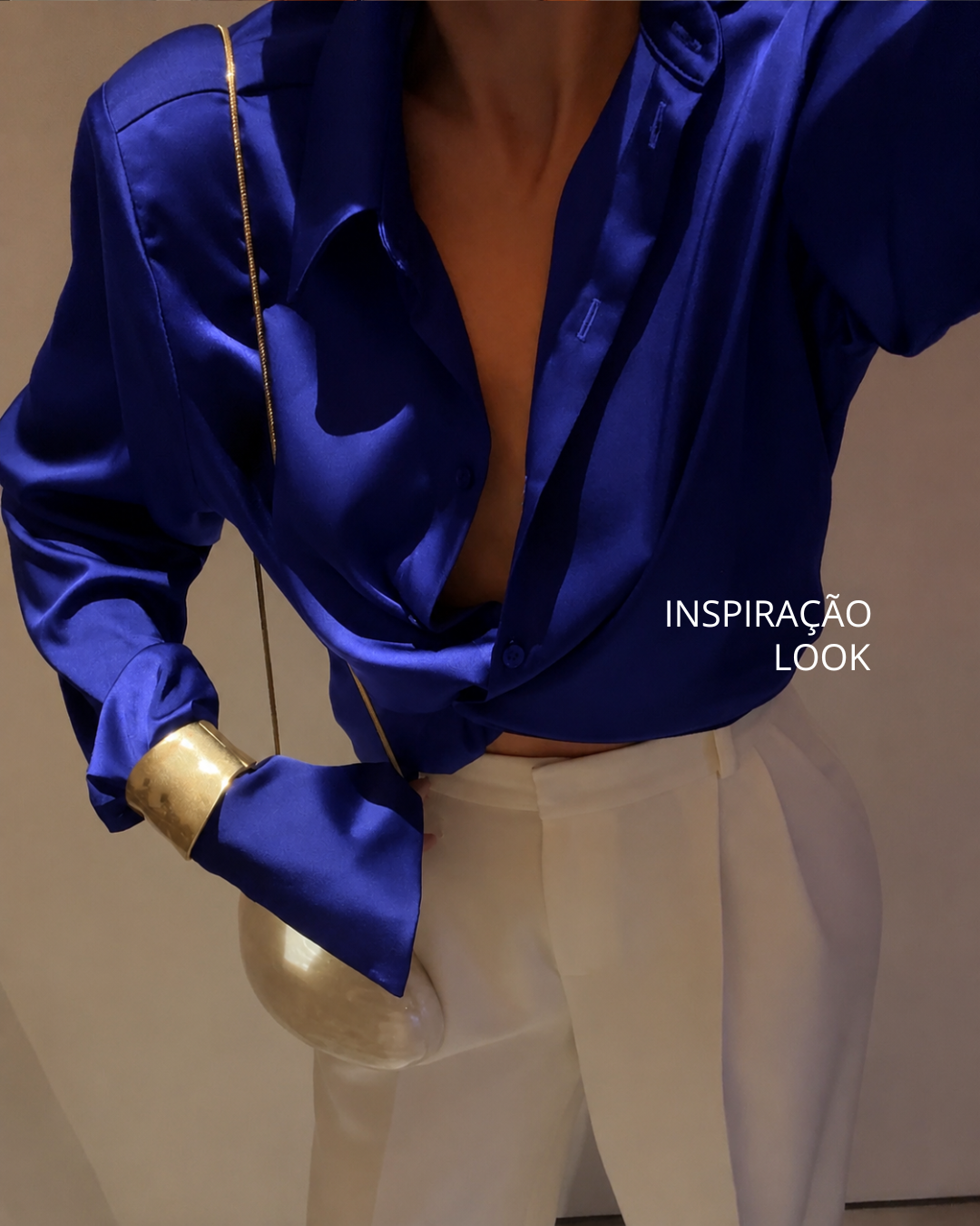 Camisa Serena - Azul Klein