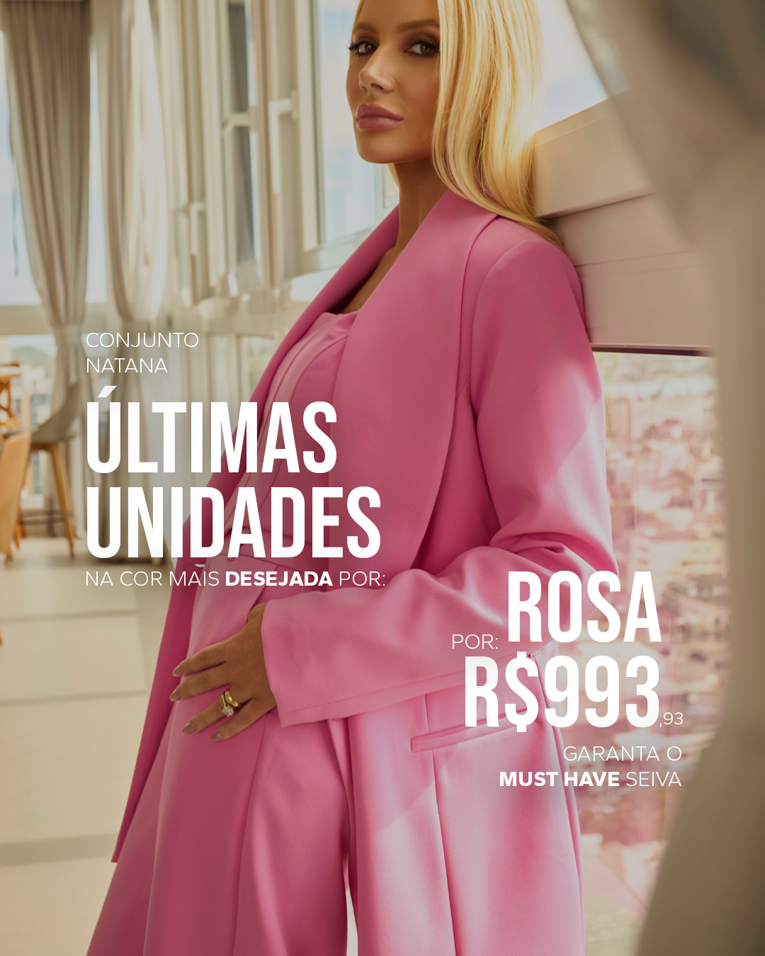 Conjunto Natana Rosa Pink