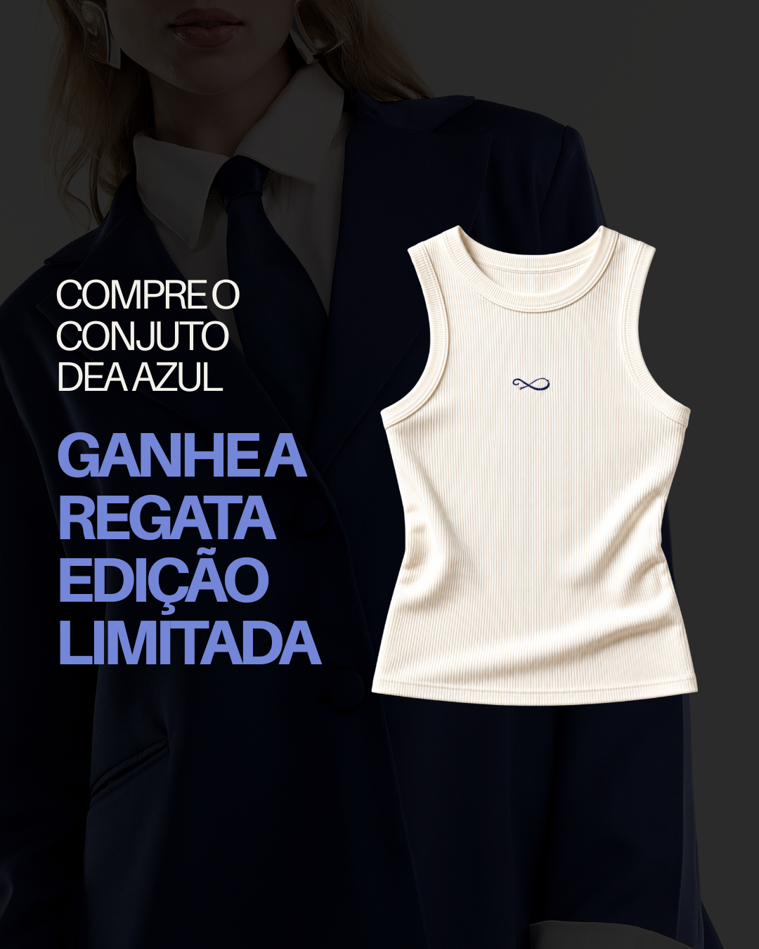Conjunto Dea: Calça + Blazer LANÇAMENTO