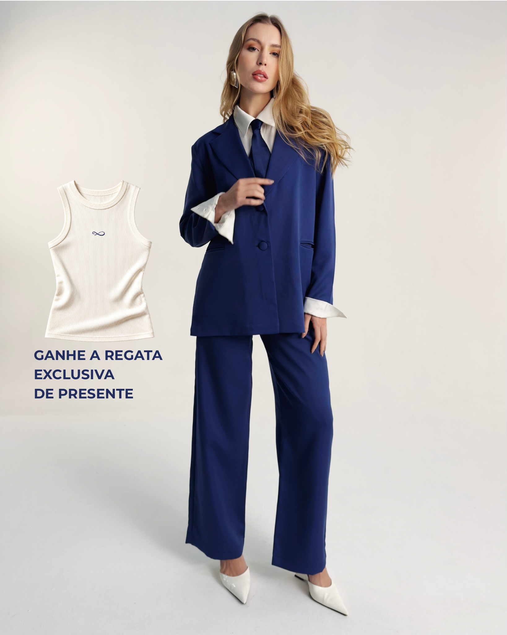Conjunto Dea: Calça + Blazer LANÇAMENTO