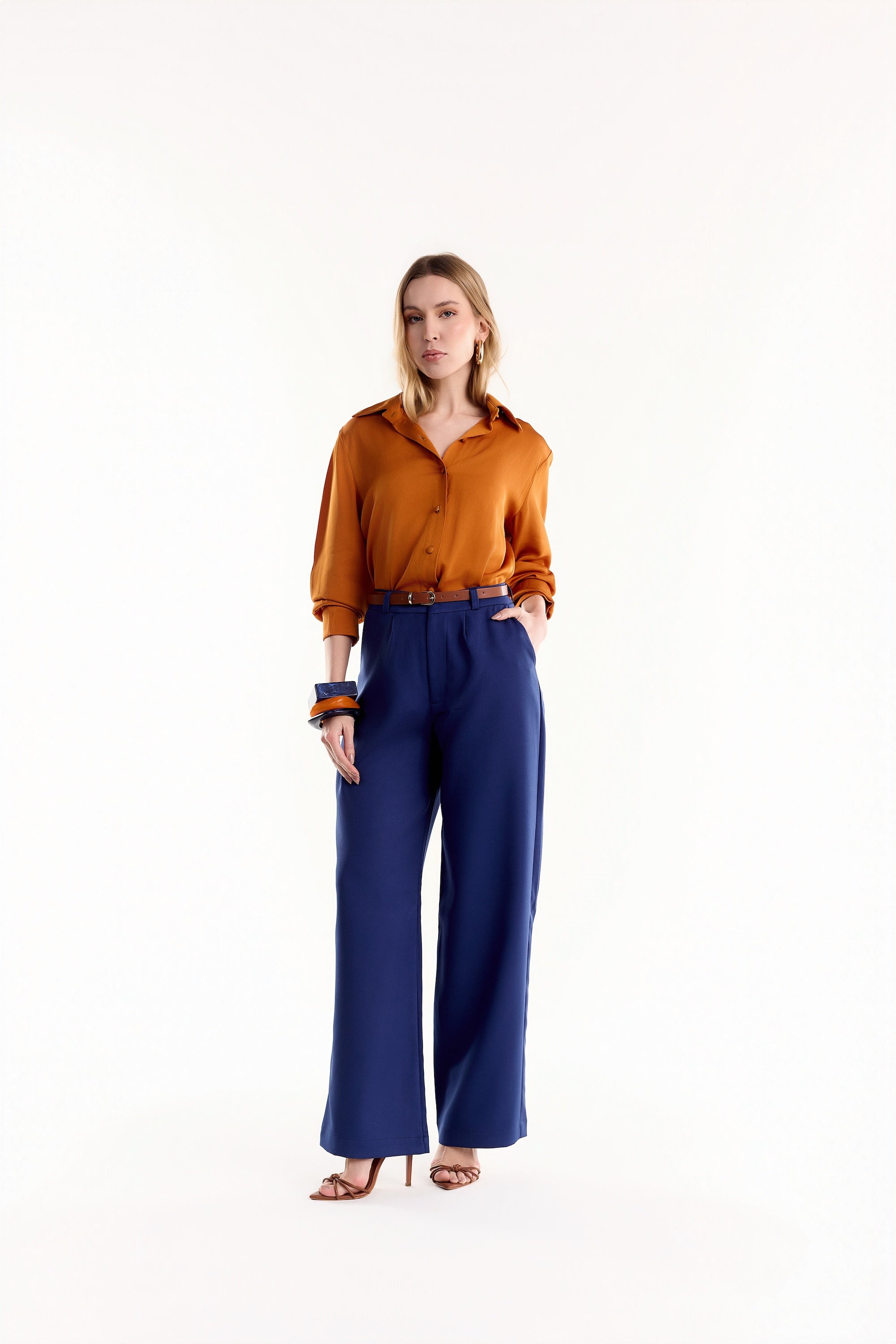 Camisa Serena - Terracota