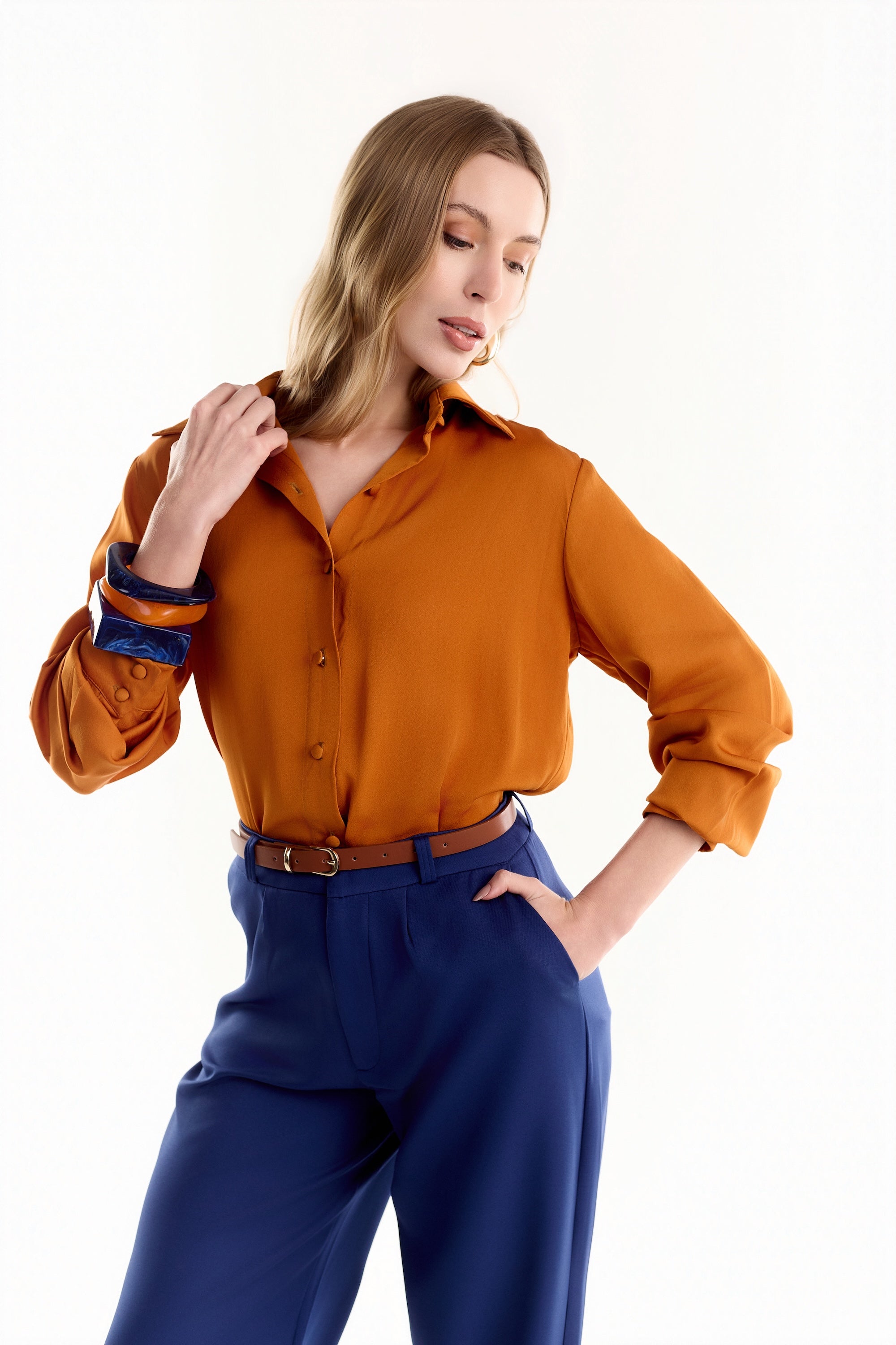Camisa Serena - Terracota