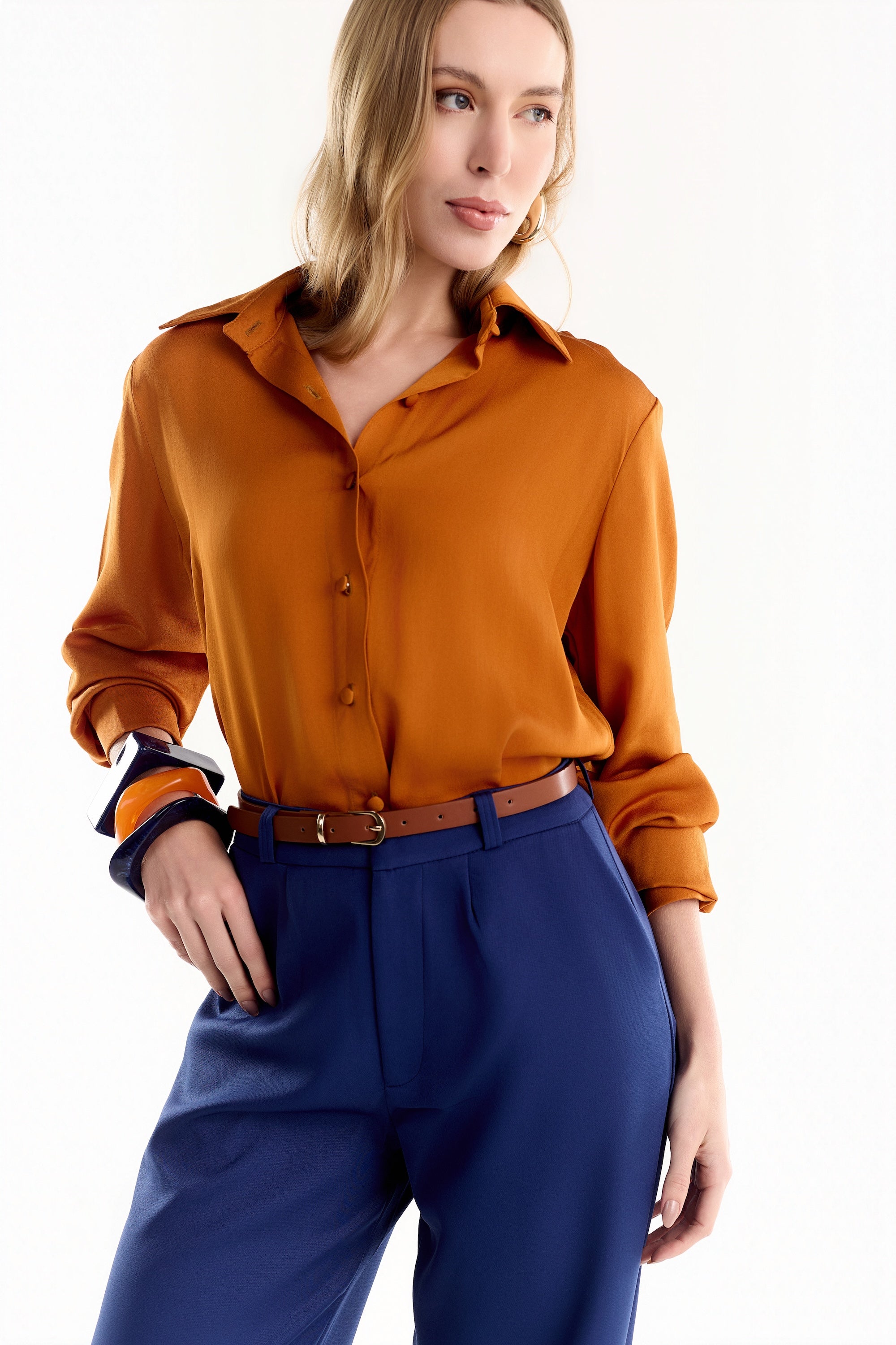 Camisa Serena - Terracota