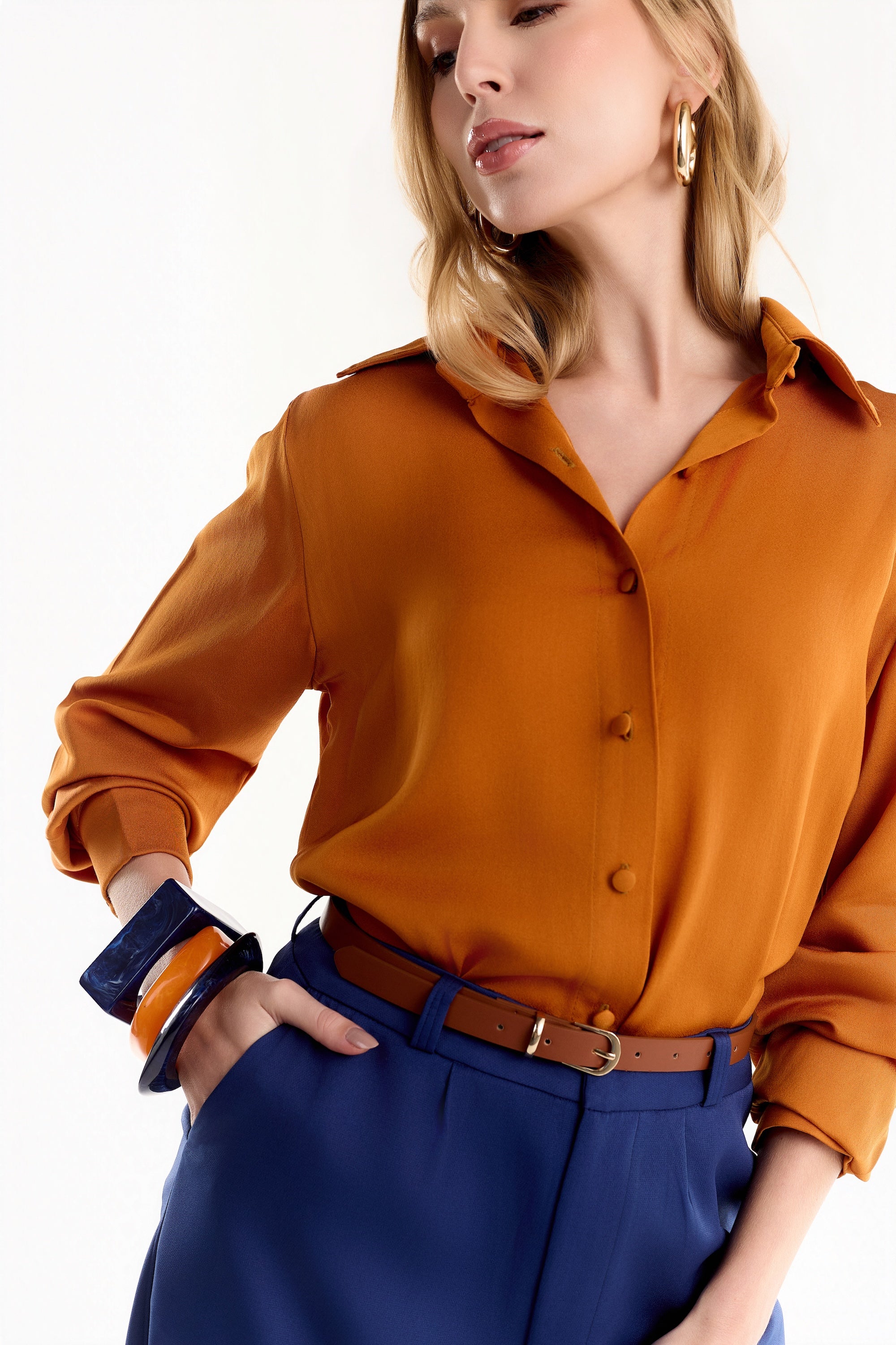 Camisa Serena - Terracota